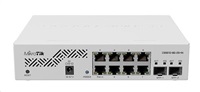 MikroTik Cloud Smart Switch CSS610-8G-2S+IN, 8 gigabitov.porty, PoE-In, 2xSFP+, SwOS