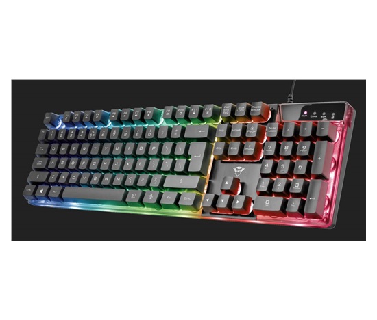 TRUST herní klávesnice GXT 835 Azor Illuminated Gaming Keyboard CZ/SK