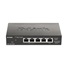 D-Link DGS-1100-05PDV2 5portový gigabitový PoE inteligentný prepínač, bez napájania - napájaný PoE, 2 porty PoE