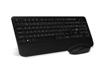 CONNECT IT Combo bezdrátová černá klávesnice + myš, CZ + SK layout