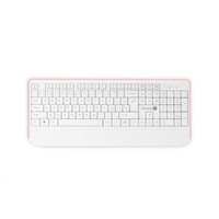 CONNECT IT Combo bezdrátová bílo-růžová klávesnice + myš, CZ + SK layout