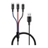 CONNECT IT Wirez 3v1 USB-C & Micro USB & Lightning, 1,2 m