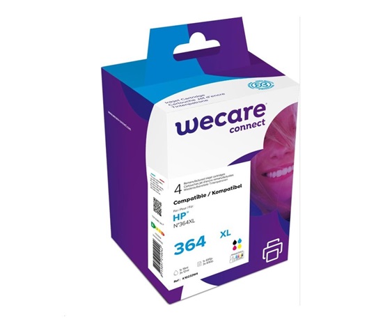 WECARE ARMOR kazeta pre HP Photosmart C5380,5510, 5515, C6380, čierna/čierna+1C+1M+1Y/HC, 1x19/3x12ml