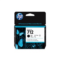 HP 712 80-ml Black DesignJet Ink Cartridge
