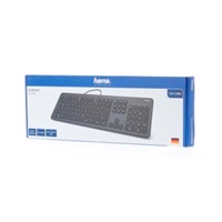 Hama klávesnica KC-700, antracitová/čierna