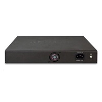 Planet GSD-1222VHP Switch, 8x PoE + 2x 1000Base-T + 2x SFP, LCD, VLAN, režim rozšírenia 10Mb až 250m, IEEE 802.3at 120W