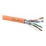 Inštalačný kábel Solarix STP, Cat6A, drôt, LSOH B2ca, cievka 500 m SXKD-6A-STP-LSOH-B2ca