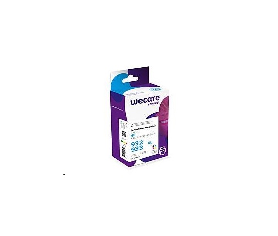 WECARE ARMOR kazeta pre HP Officejet 6100, 6600 (K10306W4), čierna/čierna+1C+1M+1Y/HC, 3x12ml, 1x30