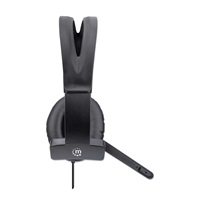 MANHATTAN Sluchátka s mikrofonem Mono USB Headset, černá