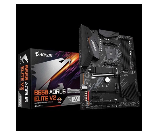 GIGABYTE MB Sc AM4 B550 AORUS ELITE V2, AMD B550, 4xDDR4, 1xHDMI, 1xDP