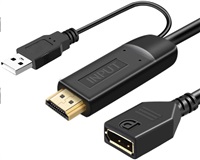 Adaptér HDMI PremiumCord 2.0 na DisplayPort 1.2 rozlíšenia 4K@60Hz 25cm