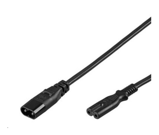Predlžovací kábel PremiumCord IEC 60320 C7>C8 230V 2m