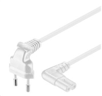 PREMIUMCORD 230V napájací kábel pre magnetofón so zahnutými konektormi 2m