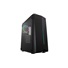 Fortron Midi Tower CMT151 Black, priehľadná bočnica, 1 x A. RGB LED 120 mm ventilátor