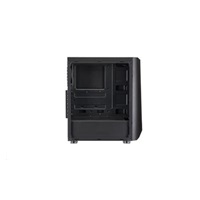 Fortron Midi Tower CMT151 Black, priehľadná bočnica, 1 x A. RGB LED 120 mm ventilátor