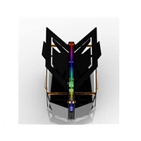 Fortron T-Wings CMT710 Gold, Dual System, priehľadná bočnica