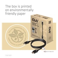 Club3D Adaptér HDMI 2.1 Ultra Rychlý HDMI™ Certifikovaný 4K120Hz, 8K60Hz, 48Gbps (M/M 1.5 m/4.92 ft), 28 AWG