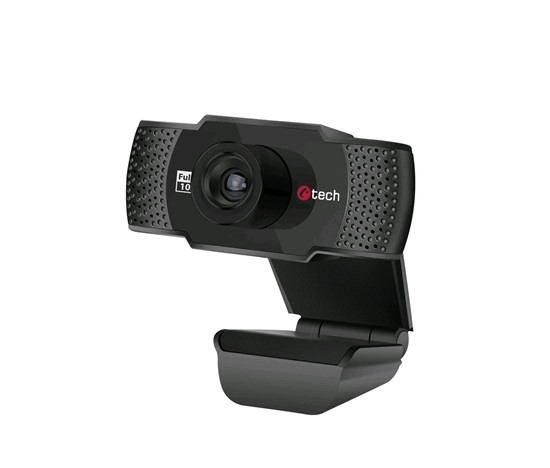 Webová kamera C-TECH CAM-11FHD, 1080P full HD, mikrofón, čierna