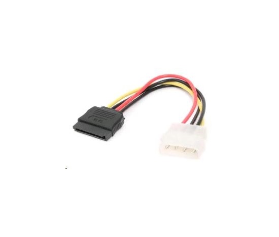 Napájací kábel GEMBIRD SATA 15 cm (interný, redukcia molex 5,25"/SATA)