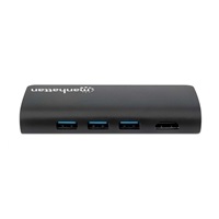 Adaptér MANHATTAN SuperSpeed USB-C samec na HDMI samica, čierny