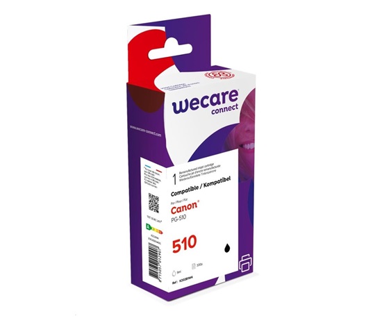 WECARE ARMOR kazeta pre CANON Pixma MP250, MP270 (PG510) čierna 9ml, 270 str