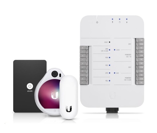 UBNT UniFi Access Starter Kit [4x 10/100/1000, 802.3bt, 3xPoE-Out, PoE-In]
