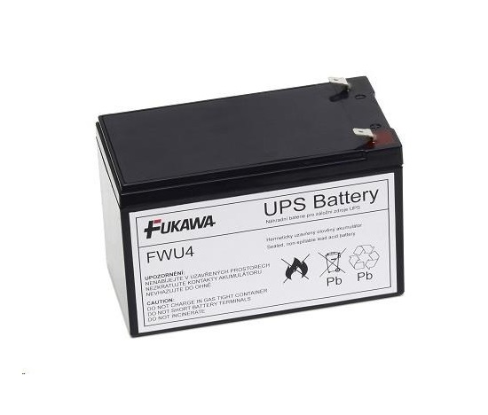 Batéria - FUKAWA FWU-4 náhradná batéria pre RBC4 (12V12Ah)