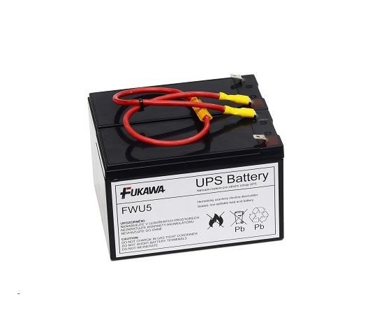 Batérie - FUKAWA FWU-5 náhradná sada batérií pre RBC5 (12V/7Ah, 2ks)
