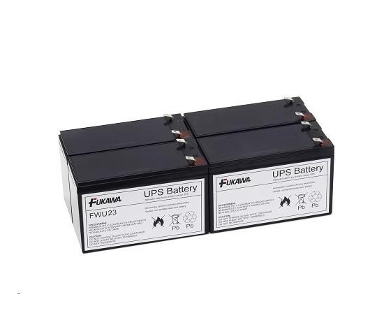 Batérie - FUKAWA FWU-23 sada batérií pre RBC23 (12V/7Ah, 4ks)