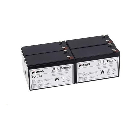 Batérie - FUKAWA FWU-24 sada batérií pre RBC24 (12V/9Ah, 4ks)