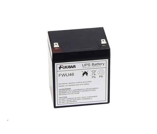Batéria - FUKAWA FWU-46 náhradná batéria pre RBC46 (12V/5Ah)