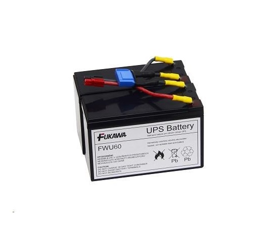 Batéria - FUKAWA FWU-60 náhradná sada batérií pre RBC60 (12V/7Ah, 2ks)
