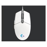 Logitech Gaming Mouse G203 LIGHTSYNC 2nd Gen, EMEA, USB, biela