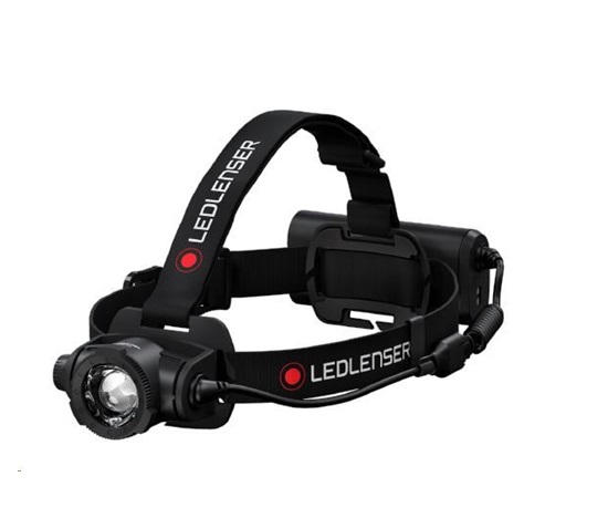 LEDLENSER H15R Core čelovka, dobíjecí, 20 – 2500 lm, 4800 mAh, IP67, možnost stmívání, transportní zámek