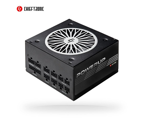 CHIEFTEC Chieftronic PowerUp GPX-550FC, 550W ATX,80PLUS GOLD,kábel-mgt,maloobchod