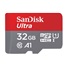 Karta SanDisk MicroSDHC 32 GB Ultra (120 MB/s, A1 Class 10 UHS-I, balenie pre Android - tablet, aplikácia Memory Zone) + adaptér