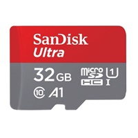 Karta SanDisk MicroSDHC 32 GB Ultra (120 MB/s, A1 Class 10 UHS-I, balenie pre Android - tablet, aplikácia Memory Zone) + adaptér