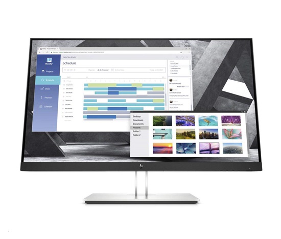 HP LCD E27q G4 27" IPS w/LED micro-edge, 2560x1440, 5ms, 250nits, 1000:1,VGA, DP 1.2, HDMI 1.4, 4xUSB3.2
