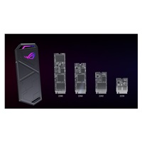 ASUS ROG STRIX ARION LITE SSD NVME AURA case, USB-C 3.2, M.2 NVMe SSD kovový box, délka 30-80 mm, AURA RGB