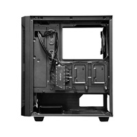 CHIEFTEC Miditower Gaming HUNTER, čierny, 4x RGB Rainbow Fan, 2 x USB 3.0, bočné sklo