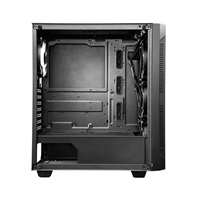 CHIEFTEC Miditower Gaming HUNTER, čierny, 4x RGB Rainbow Fan, 2 x USB 3.0, bočné sklo