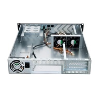 CHIEFTEC Rackmount 2U ATX, UNC-210TR-B-U3, bez Riser karty, čierny, 400W napájací zdroj