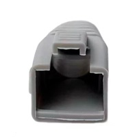 Ochrana pre konektor RJ45 Cat6A, odolná proti zachyteniu - sivá, 100ks