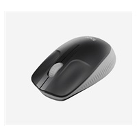 Bezdrôtová myš Logitech M190 Full-Size, stredne sivá