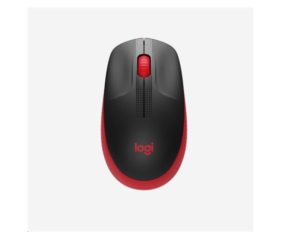 Bezdrôtová myš Logitech M190 Full-Size, červená