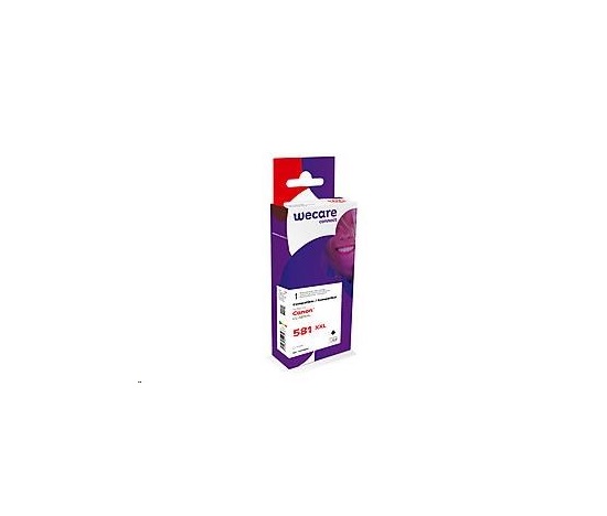 WECARE ARMOR kazeta pre CANON PIXMA TR7550,TR8550,TS6150,TS8150, TS6150(K20746W4), čierna, 12,2 ml, 6300p