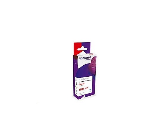 WECARE ARMOR kazeta pre CANON PIXMA TR7550,TR8550,TS6150,TS8150, TS6150(K20747W4), modrá/kyanová, 12,2 ml, 820p