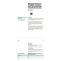 Broadcom BCM57414 Ethernet 10/25Gb 2-port SFP28 Adapter for HPE