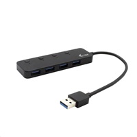 iTec USB 3.0 nabíjací HUB 4portový s jednotlivými prepínačmi