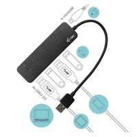 iTec USB 3.0 nabíjací HUB 4portový s jednotlivými prepínačmi